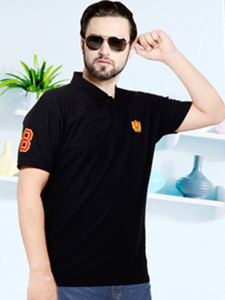 Matty Fabric Collar T-Shirt Style No. 8003
