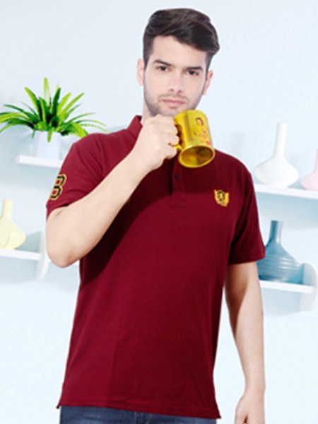 Matty Fabric Collar T-Shirt Style No. 8003