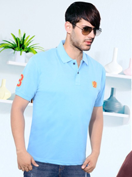 Matty Fabric Collar T-Shirt Style No. 8003