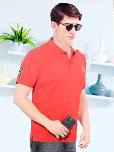 Matty Fabric Collar T-Shirt Style No. 8003