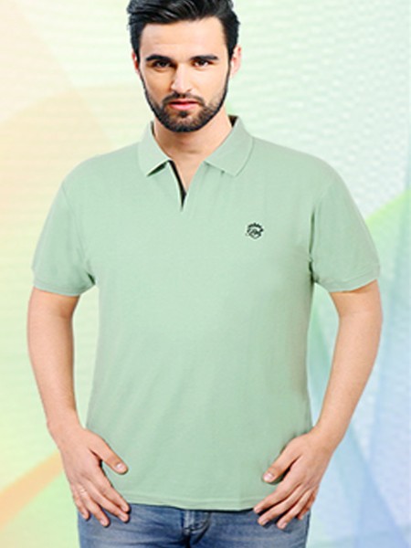 Matty Fabric Collar T-Shirt Style No. 8004