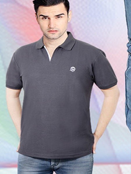 Matty Fabric Collar T-Shirt Style No. 8004