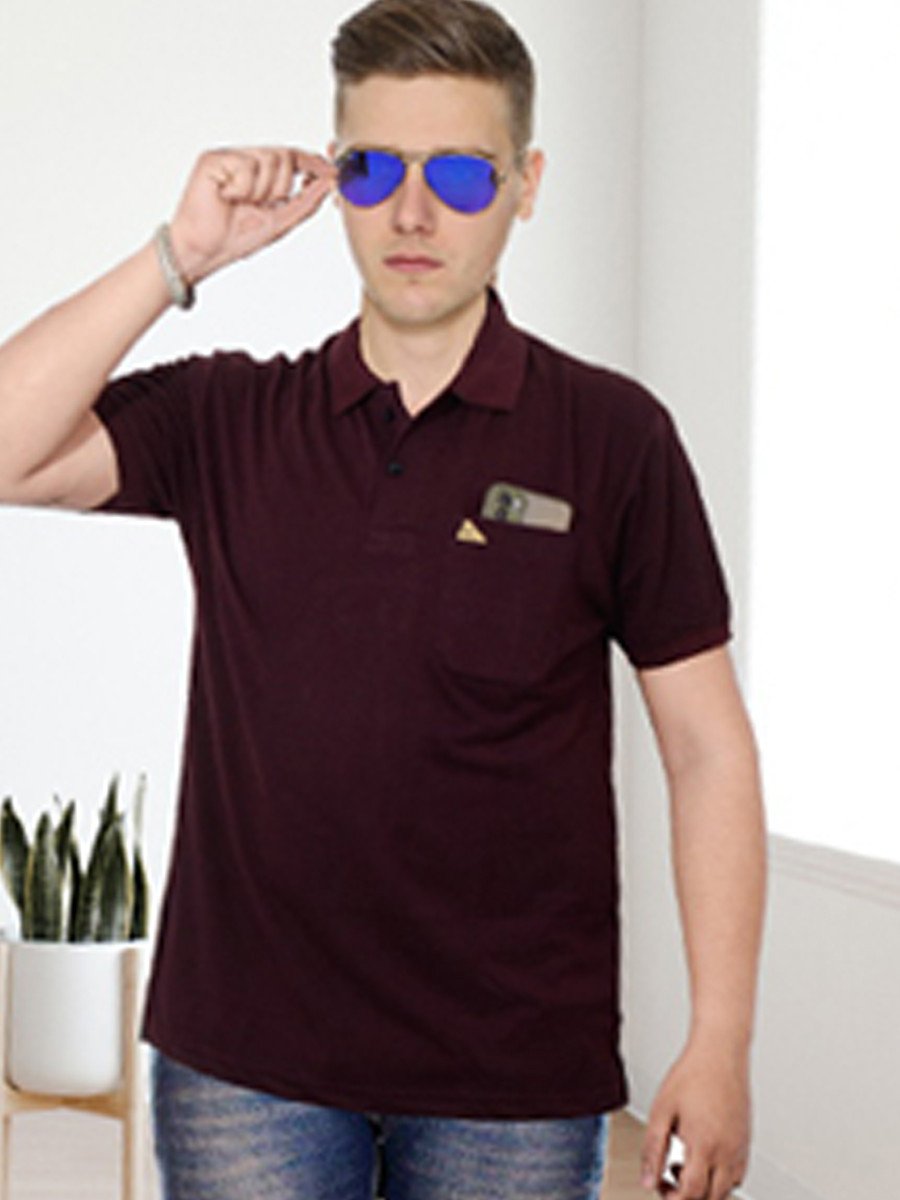 Matty Fabric Collar T-Shirt Style No. 8005