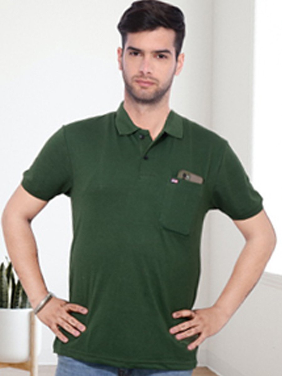 Matty Fabric Collar T-Shirt Style No. 8005