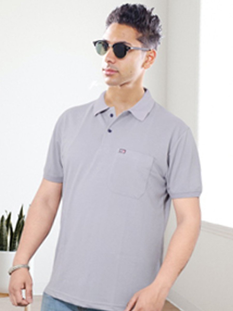 Matty Fabric Collar T-Shirt Style No. 8005