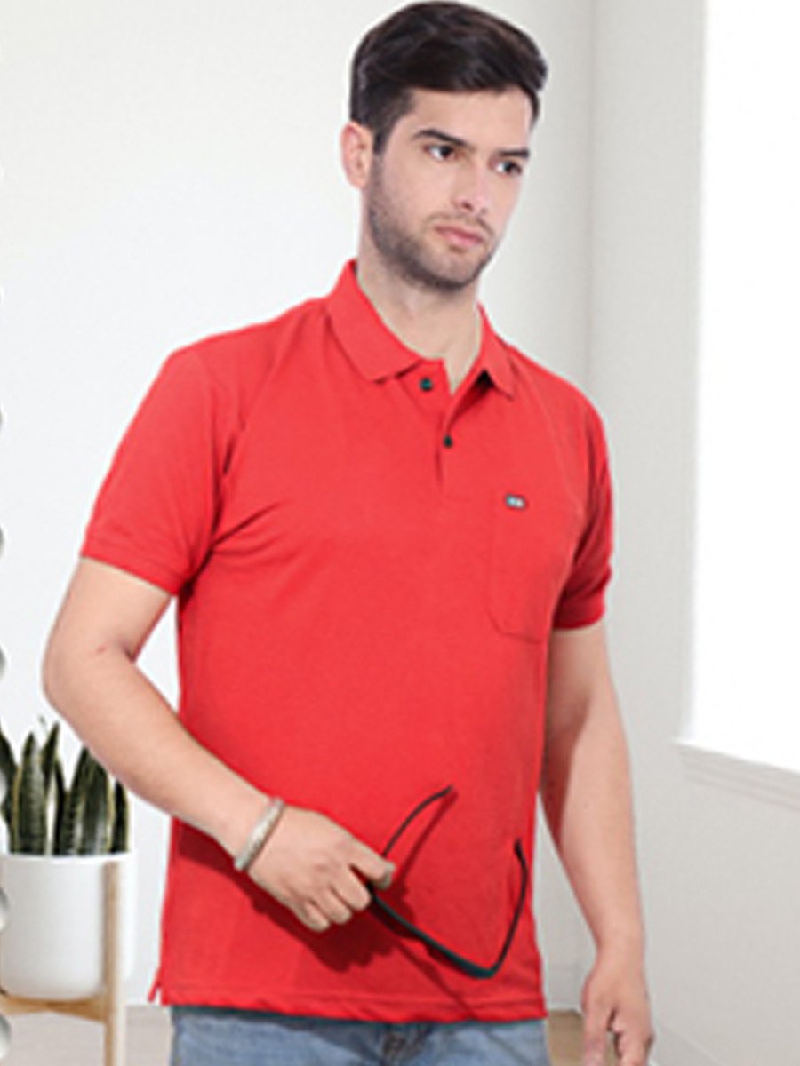 Matty Fabric Collar T-Shirt Style No. 8005