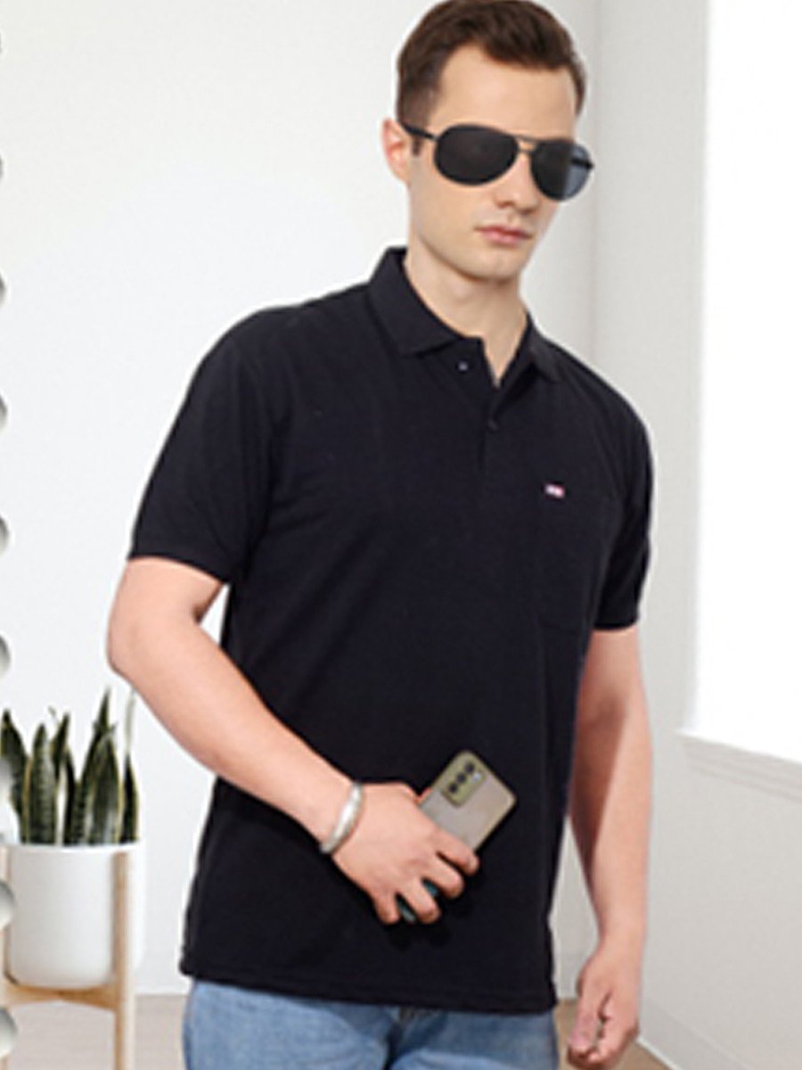 Matty Fabric Collar T-Shirt Style No. 8005