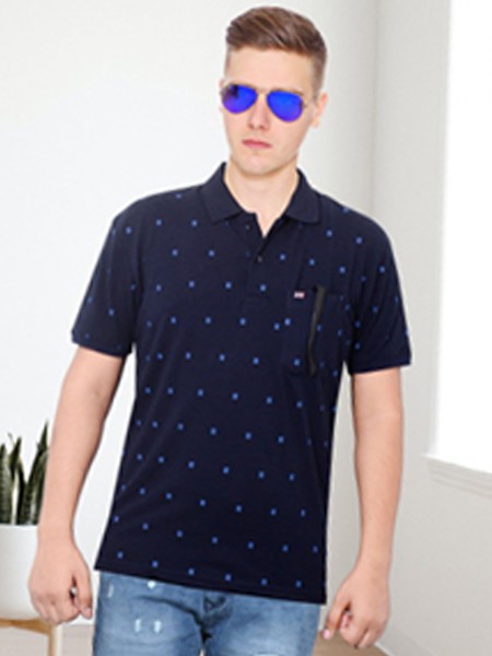 Matty Fabric Collar T-Shirt Style No. 8013