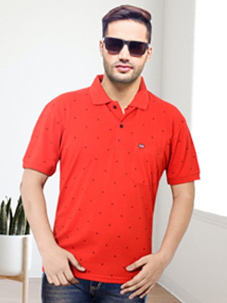 Matty Fabric Collar T-Shirt Style No. 8013